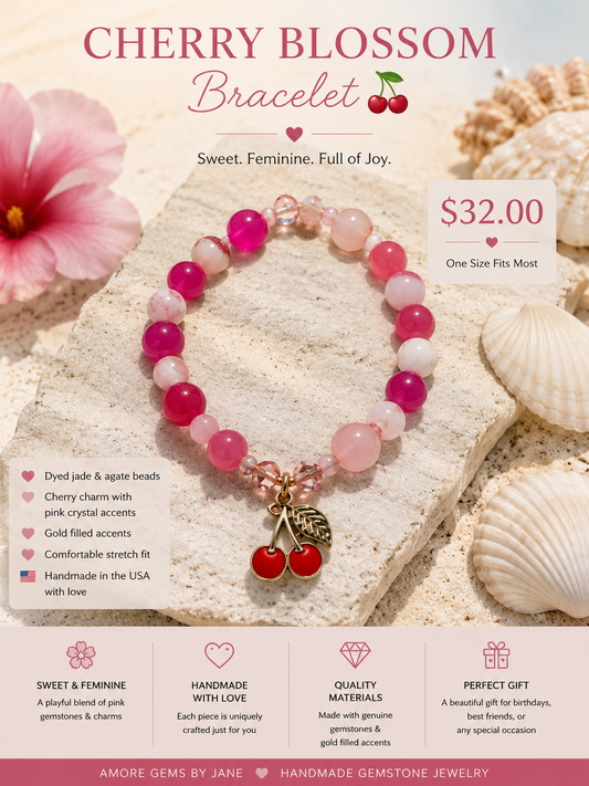 Cherry Blossom Dreams Bracelet